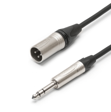[XLRMJ] CABLE XLR MALE /JACK STEREO 6.35