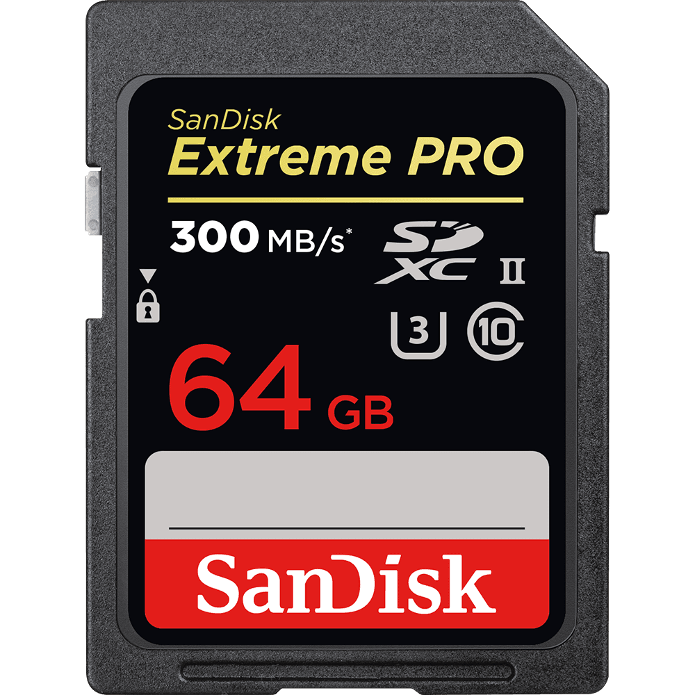 [CASD64300] Carte SD 64 Gb extreme pro 300Mb/s