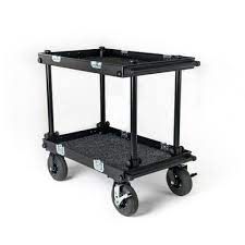 [ROULPL1M] ROULANTE 2 plateaux pliable 1m